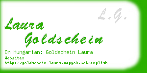 laura goldschein business card